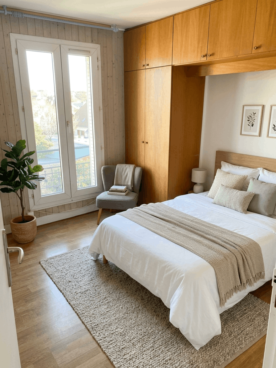 Chambre 1 après décoration — Champigny-sur-Marne